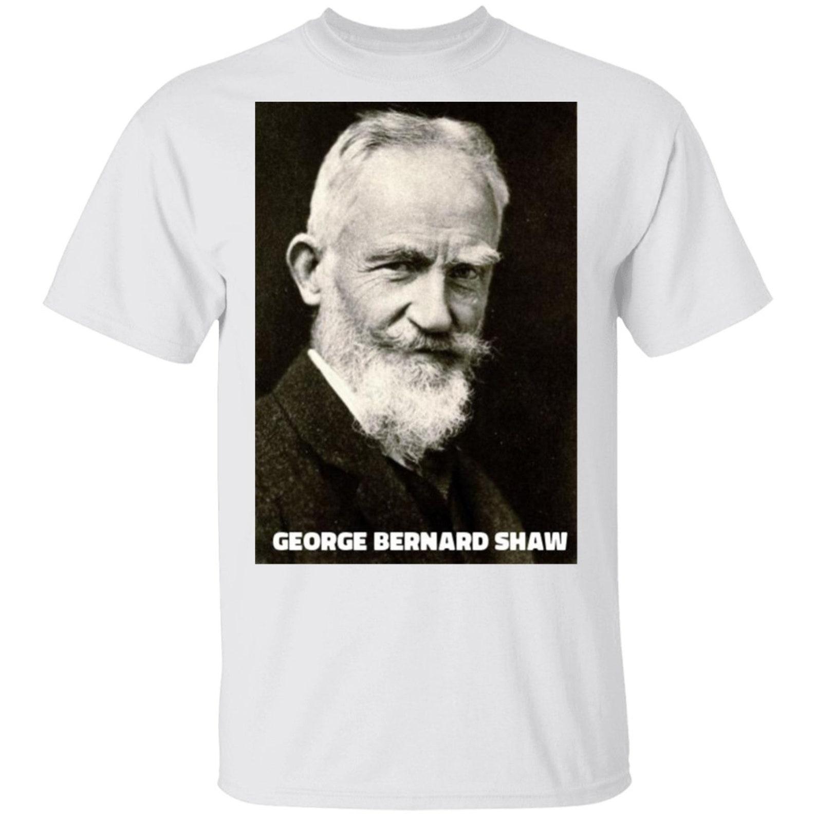 George Bernard Shaw British Dramatist Tee Shirt G500 5.3 oz. T shirt 4XL