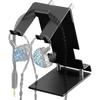Bauhutte Earphone Stand for Wired Earphones/IEMs, Low Center of Gravity Design for Stability (BHS-ES130-BK)