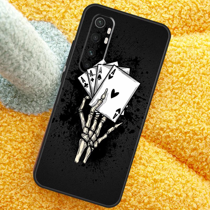 Poker Playing Card Case For POCO X3 X4 X5 F5 Pro M5s C40 F4 GT F3 Cover For Xiaomi 12T 11T Pro 12 13 Lite 12X