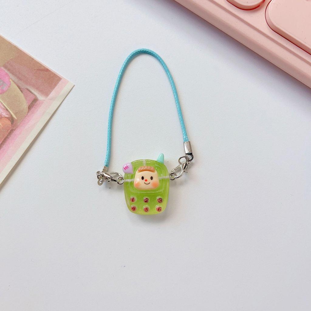Dollhouse Mini Pendant Cartoon Camera Bow Knot Lanyard Accessory