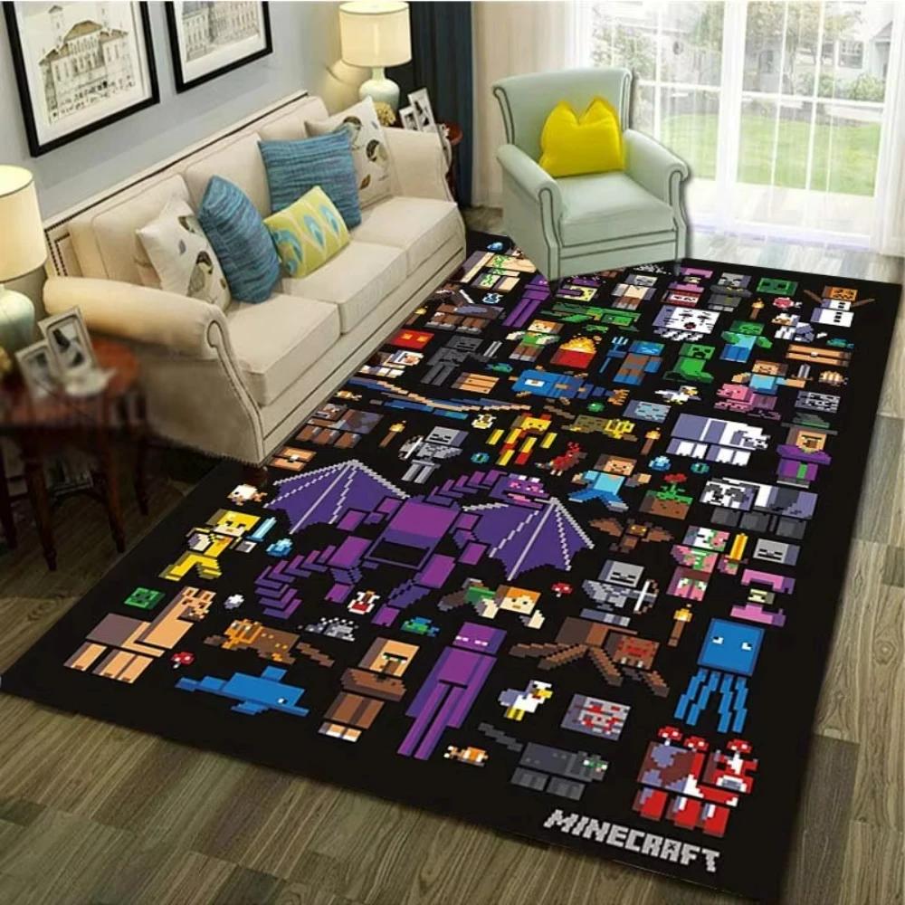 Cartoon Game Characters Carpet  for Living Room Modern Decor Bedroom Non-Slip Soft Rug Kitchen Floor Mat Entrance Doormat