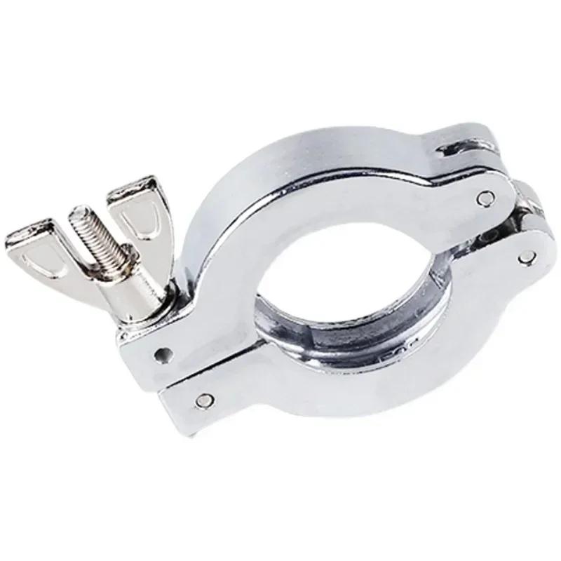 KF10 KF16 KF25 KF40 KF50 Vacuum Wing-Nut Clamp Aluminium alloy Sanitarry Pipe Fitting Homebrew With FKM Strip and Bracket KF10&Aluminium Alloy