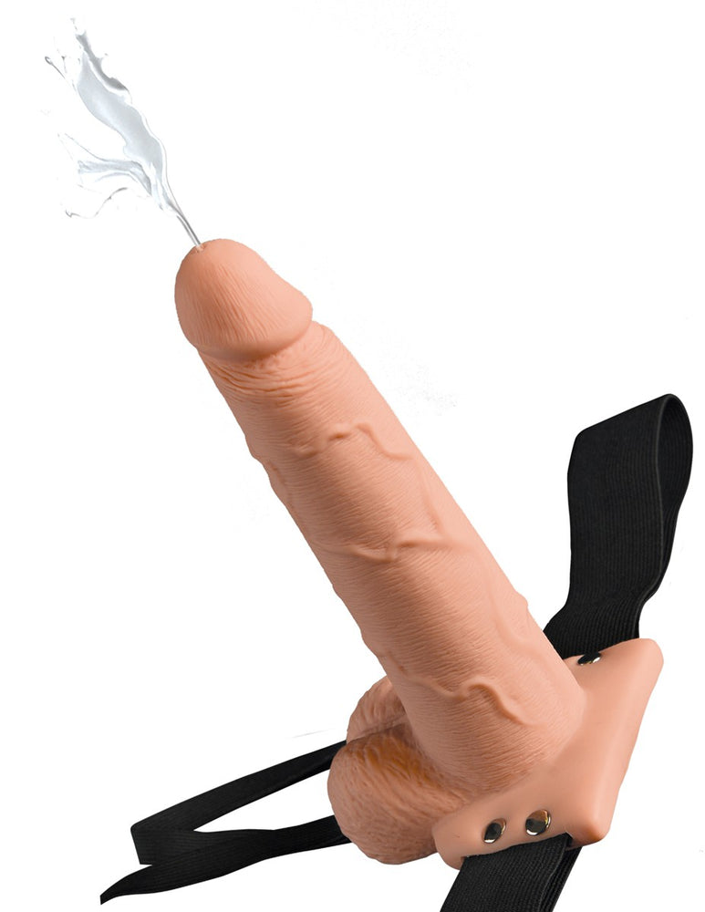 Gode ceinture Strap-On Squirting 17 x 5 cm - Fetish Fantasy Series - Godes Ejaculateurs