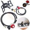1.5FT Grill Connector and Hose 0-20 PSI Adjustable High Pressure Propane Gas Regulator for Most Gas Grill Heater Fire Pit Table