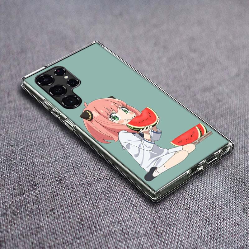 

Anya Forger Mind Reading Phone Case For Samsung Galaxy S24 S23 S21 S20 FE S22 S26 Ultra S25 Edge S10 Plus Cover Clear TPU Capa S Samsung S20 FE