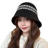 Wool Blend Fisherman Hat For Women With Extended Brim For Winter Sun And Wind Protection