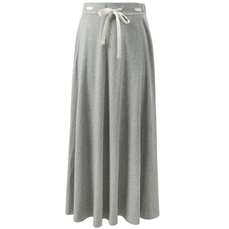 SanCai 2026 Summer A-Line High Waist Sweat Skirt M