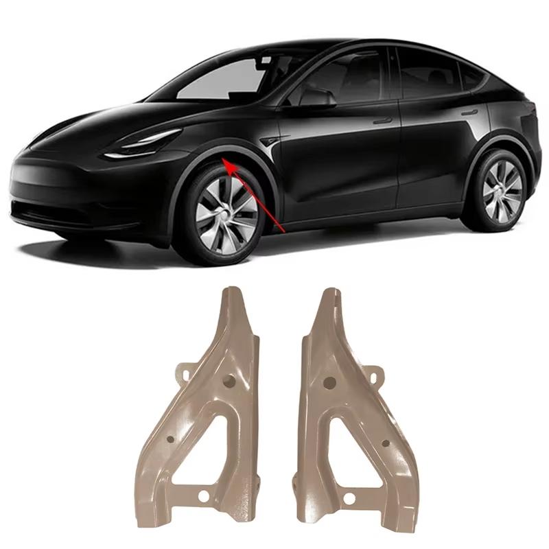 1Pair 1487695-S0-A/1487696-S0-A Car Front Fender Support Bracket Assy LH&RH For Tesla Model Y 1487695S0A 1487696S0A