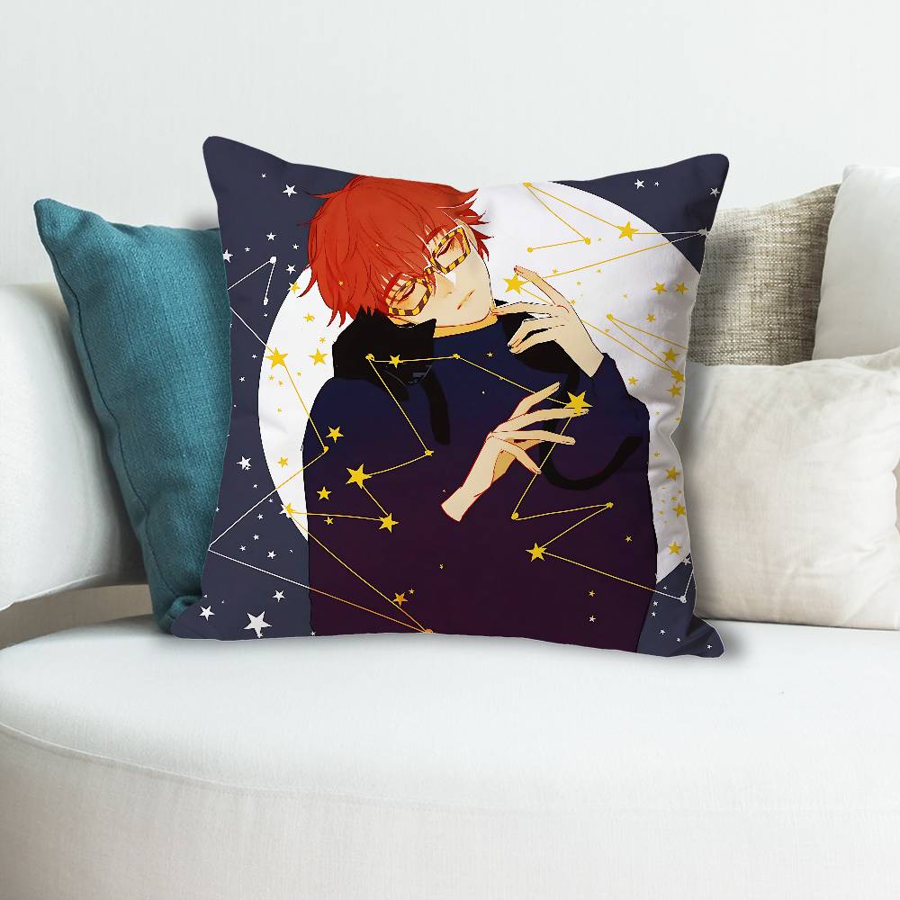 Game MMystic Messenger 707 Pillow Cases for Bedroom Living Room Sofa Home Decor Polyester Cushion Cover with Zipper