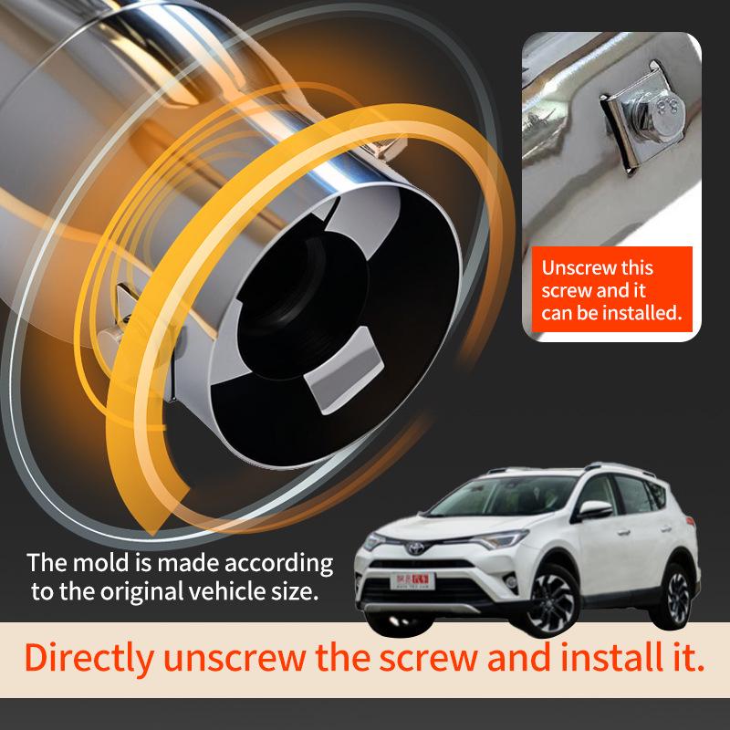 Stainless Steel Tailpipe for 6022 Jimny, Yueyue, Yuexiang M4, M2, Yingzhi, Hongguang, Cupid Cars