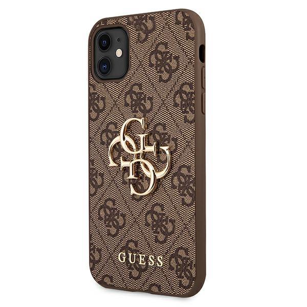 Guess Guhcn614Gmgbr Iphone 11 6.1 / Xr Brun/Brun Hardcase 4G Big Metal Logo