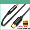 Keysion Amplifier Dac Hifi Earphone Usb Type C To Aux Male Speaker Audio Adapter Car Aux Converter