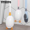 Creative Duck Shape Floor-to-ceiling Toilet Brush Set Silicone Brush Soft Brush To Clean The Toilet Floor