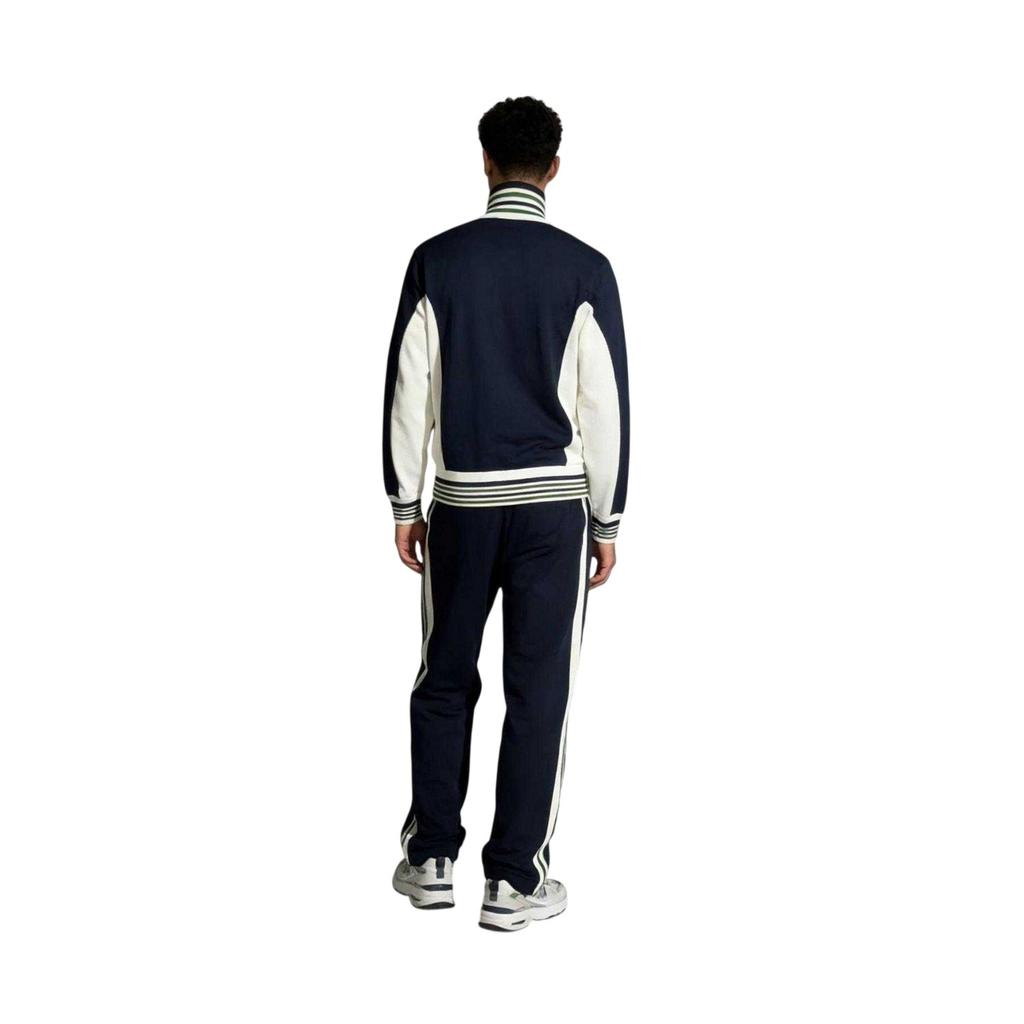 Slazenger Pánská pruhovaná mikina na volný čas, inspirovaná tenisovým stylem
