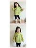 Girls' Quilted Fleece-Lined Winter Cotton Jacket - Trendy Children's Fashion Coat.