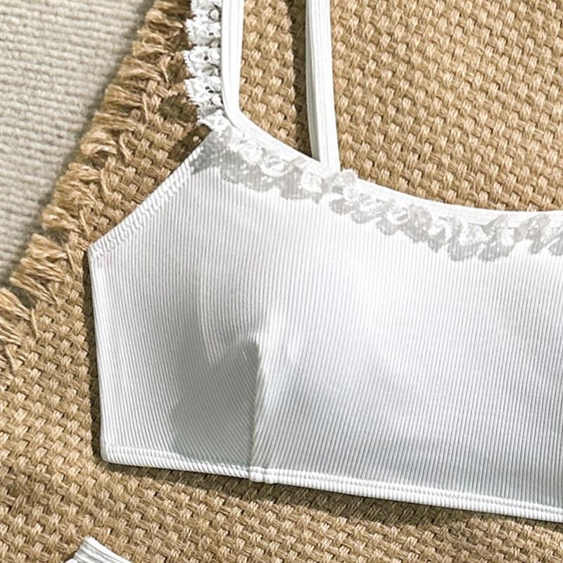 Women S Sexy Lace Two Piece Split Bikini Swimsuit