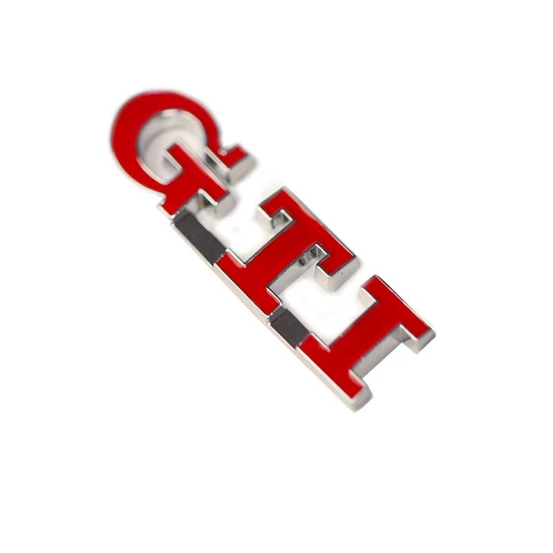 3D Car Stickers GTI DTD Logo Rear Trunk Side Fender Badge for Volkswagen VW Golf RLINE Beetle J184 Passat Tiguan Jetta MK3 MK5 Beetle