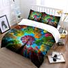 Colorful Forest Canvas Art Set Soft Skin-Friendly Bedding Set Includes 1 Duvet Cover And 2 Pillowcase, Gift