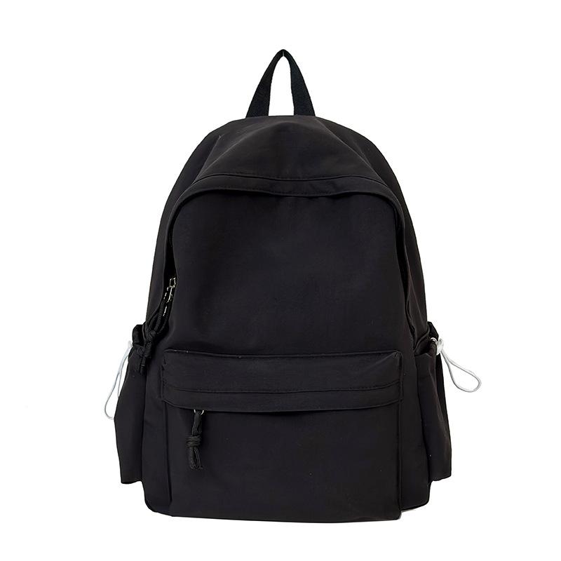Schoolbag backpack for men and women simple and versatile ins design sense backpack niche Korean fresh large-capacity college student schoolbag