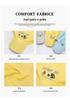 Yellow Cartoon Embroidery Headscarf Baseball Cap for Women – Hip Hop Style, Face-Slimming, Trendy Streetwear Accessory.