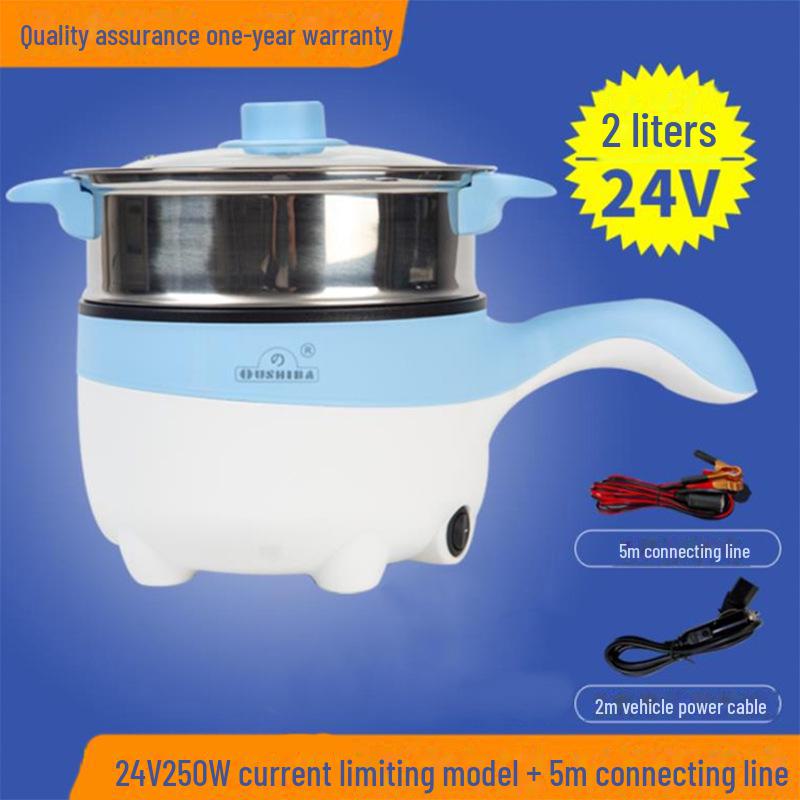 Oushiba Q2 2L Fierbător Electric și Aburitor pentru Mașini și Camioane (12V / 24V)