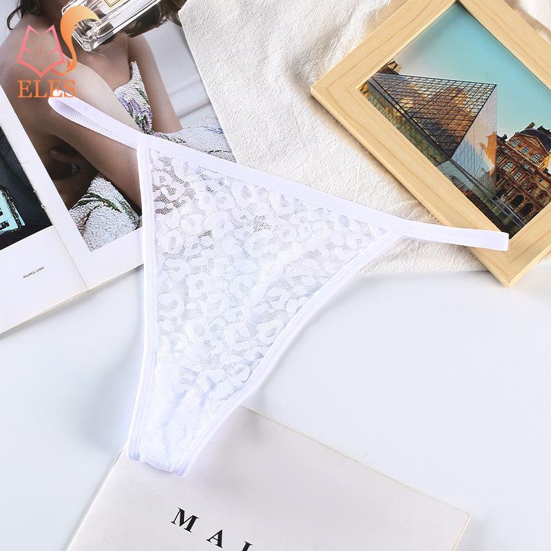 Sexy Thin Ladies Lace Mesh Light Panties Summer Sexy Comfortable Breathable Underwear Women's Thong