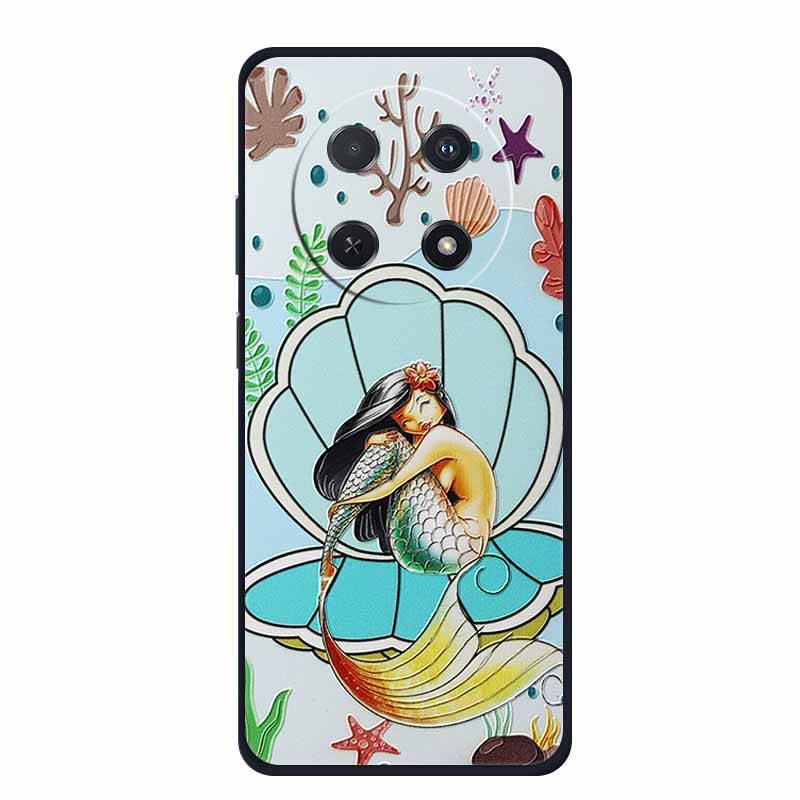 3D Emboss Case For Huawei Nova 14i Phone Case Coque Flowers Silicone Soft Back Cover For Huawei Nova 13i Y91 12i Case Funda Para