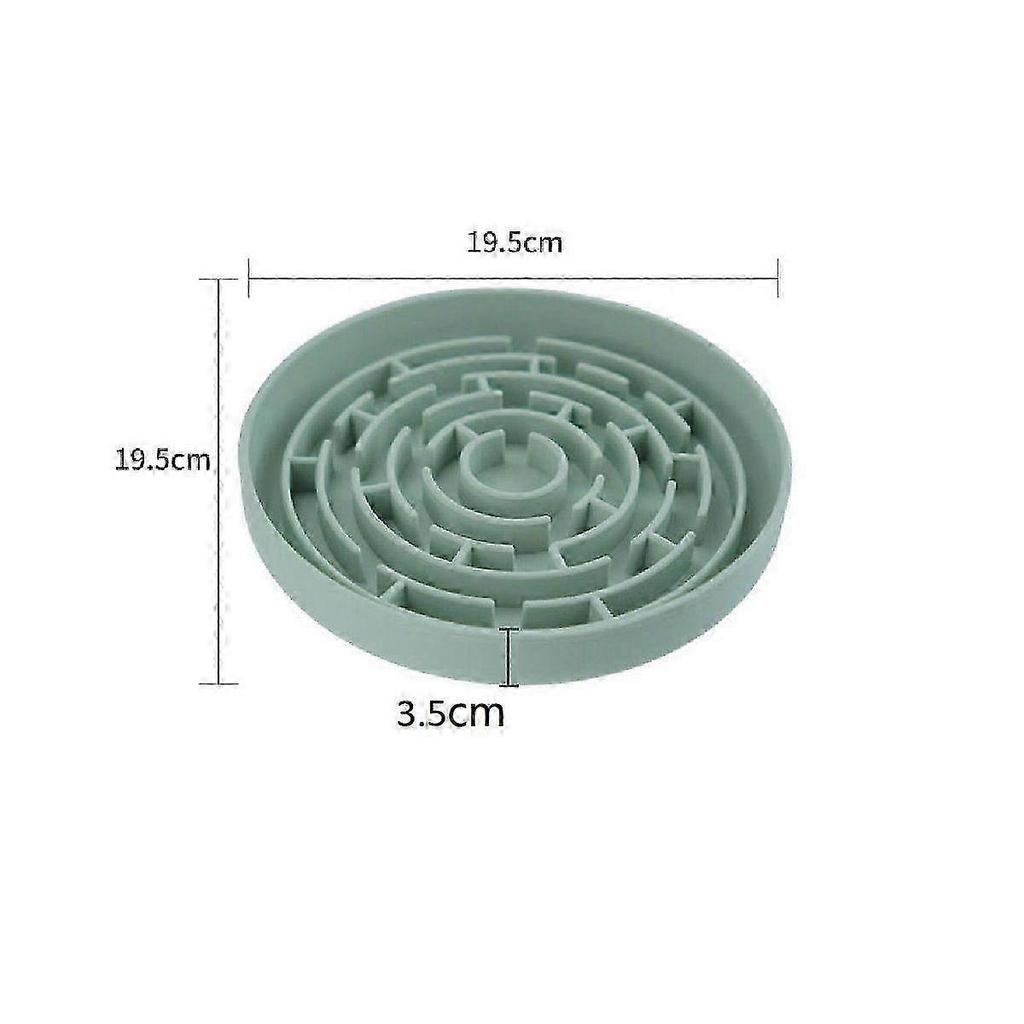 Slow Feeder Dog Bowls, Silicone Maze Food Suction Bowl Feeders Pet Puzzle Lick Mat to Slow Down Eating for Medium Small Breed Size Dogs