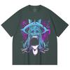 230 Gsm 100% Cotton Solo Leveling V21 Print Unisex Heavy Cotton T Shirt