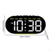 Digital Alarm Clock with LED Display, Date And Week Functionality, Adjustable Brightness for Bedroom