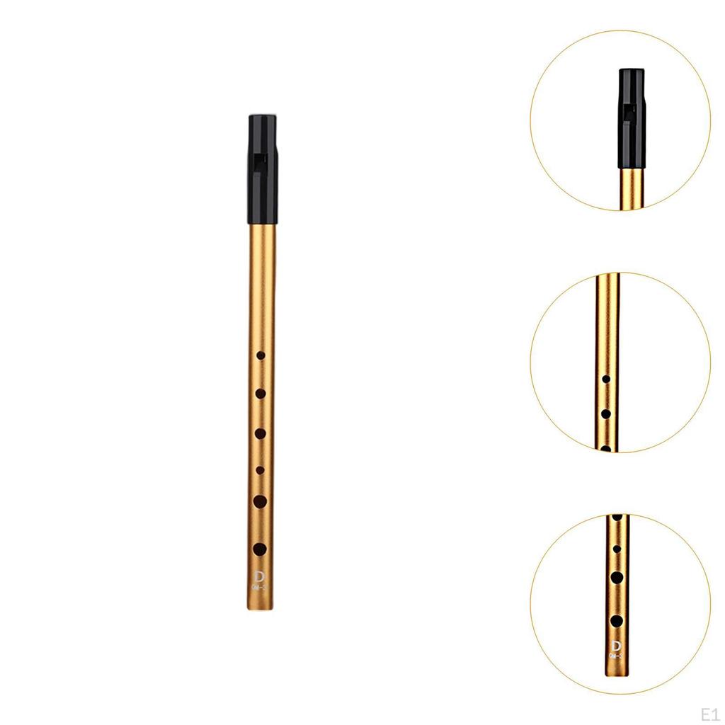 Whistle Flute Whistling Easily Clean Instrument Birthday Gift Portable Penny 6 Hole