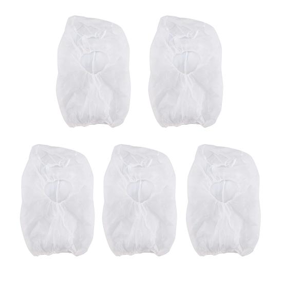 5/10/15Pcs Disposable Beard Hair Net Full Face Bouffant Hood Cap Unisex Universal Food Service Cooking Non-Woven Head Cover Hairnet