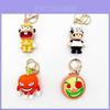 Pizza Tower Keychain Durable Plastic Pepper Pizza And Chef Pendant