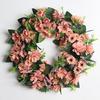 Exquisite Rose Wreath Easy To Clean Environmental Friendly Bright Colors