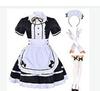 K-On! Maid Anime Performance Costume - Black & White Halloween Cosplay Outfit