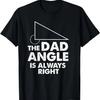 Familienmänner Geschenk Lustige Mathe Zitate Papa hat immer Recht T-Shirt