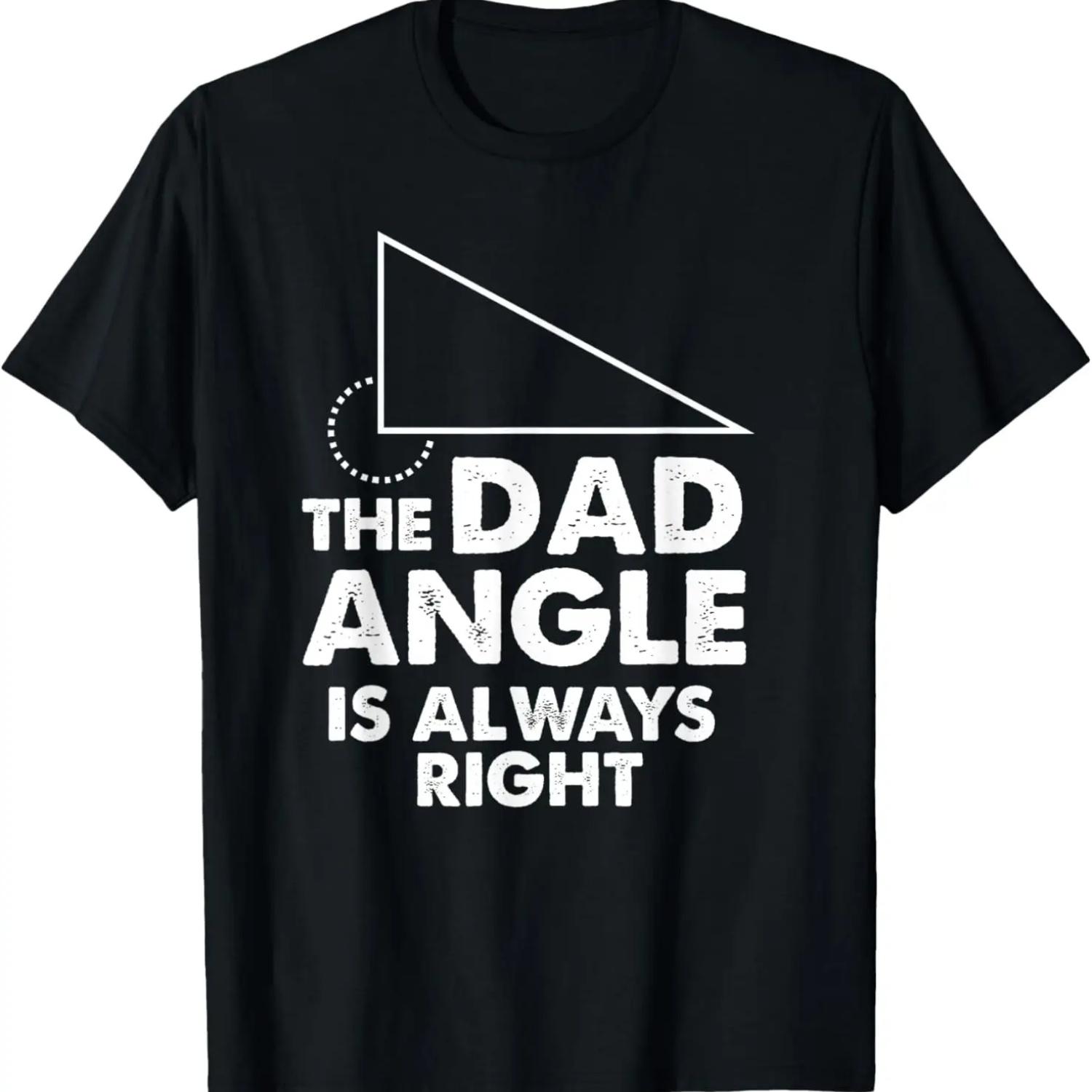 

Family Men Present Funny Math Quotes Dad Is Always Right T-Shirt XXXXXL чёрный