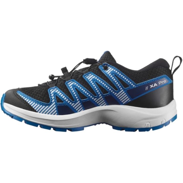 Salomon XA Pro V8 Versatile Comfortable Non-Slip Durable Low-Top Outdoor Shoes Kids Shoes Black Blue 477300