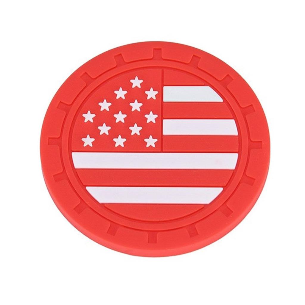 Auto Interior Car Circle Cup Holder Coasters Vehicle Anti Slip Cup Holder Insert Drink Universal Pad Mat for Home Office