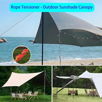 Adjustable Tent Rope Tensioner Easy To Install for Outdoor Camping Hiking Backpacking and Adventure Perfect Camping Accessory