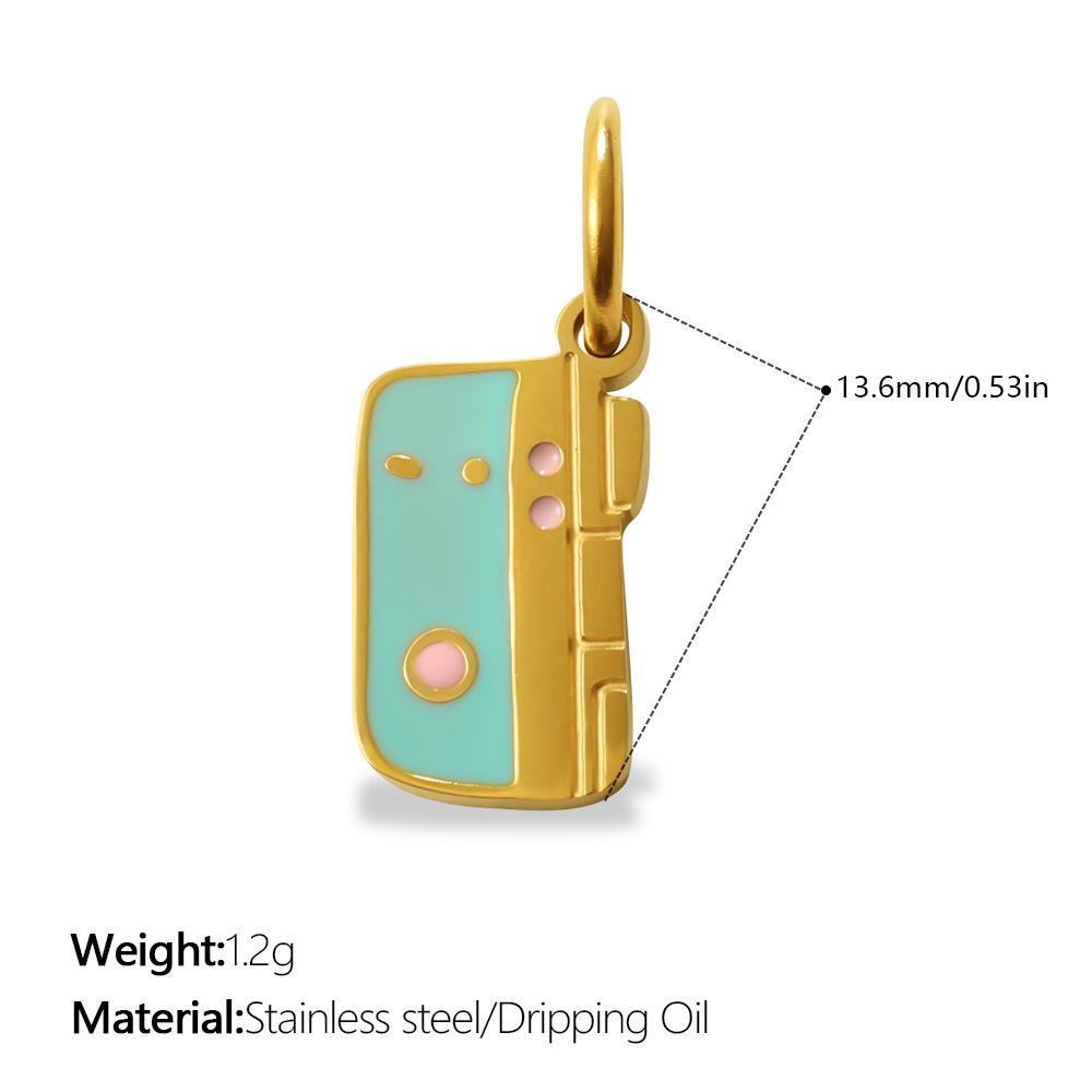 Oil-Dripping High Heel Skirt Pendant for DIY Necklaces and Bracelets