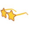 Star Shaped Glitter Sunglasses For Women Colorful Candy Tones UV400 Protection Trendy Party Shades For Festivals KJ136