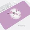 Pink Mousepads Cute Mousepad Kawaii Bunny Large Mouse Mat Office Desk Pads NonSlip Rubber Mouse Pad Big Keyboard Mats