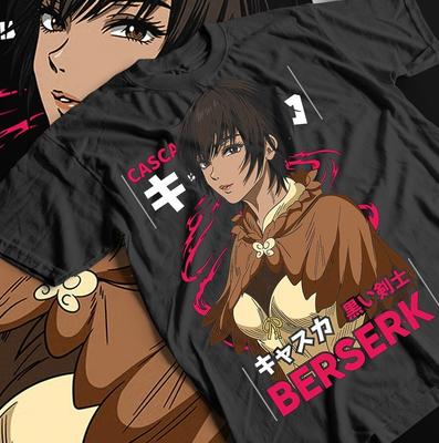 Berserk T-shirt Manga Strip Guts Berserker Armour CASCA BERSERK Shirt  Size