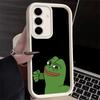 Phone Case for Samsung Galaxy S26 S25 Ultra S24 FE Funny Sad Forg P-Pepe Meme Shell S23 Plus S22 + S21 S20 5G Soft Silicone Fund