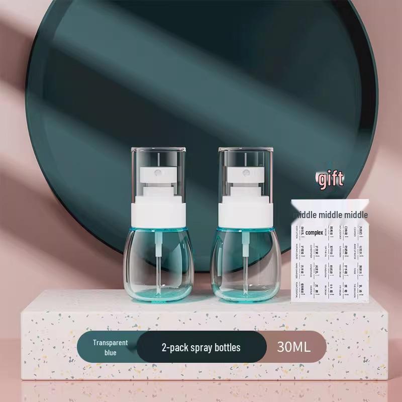 Travel-Size Ultra-Fine Mist Spray Bottle for Face Moisturizing and Alcohol Use