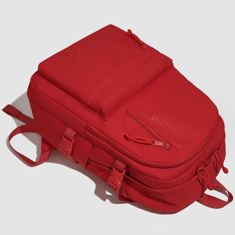 Nylon Backpack Commuter Student Schoolbag Outdoor Solid Color Backpack