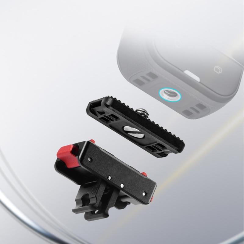 Magnetic Mounting Bracket For 1/4 Tripods Accessories Aluminum Construction Foldable Quick Detach