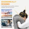 1pc Inflatable Travel Pillow, Airplane Pillow with Patented Valve Design, Travel Accessories with Neck and Head Support, Travel