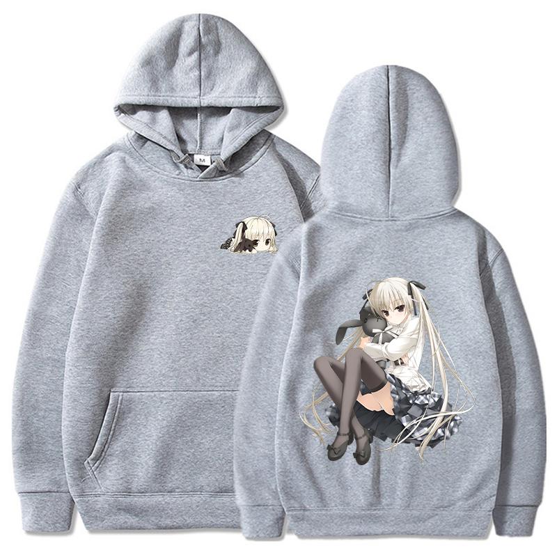 Kasugano Sora Hoodies Men Fashion Anime Character Printed Long Sleeve Sweatshirts Women Casual Hoody Pullovers Sudaderas